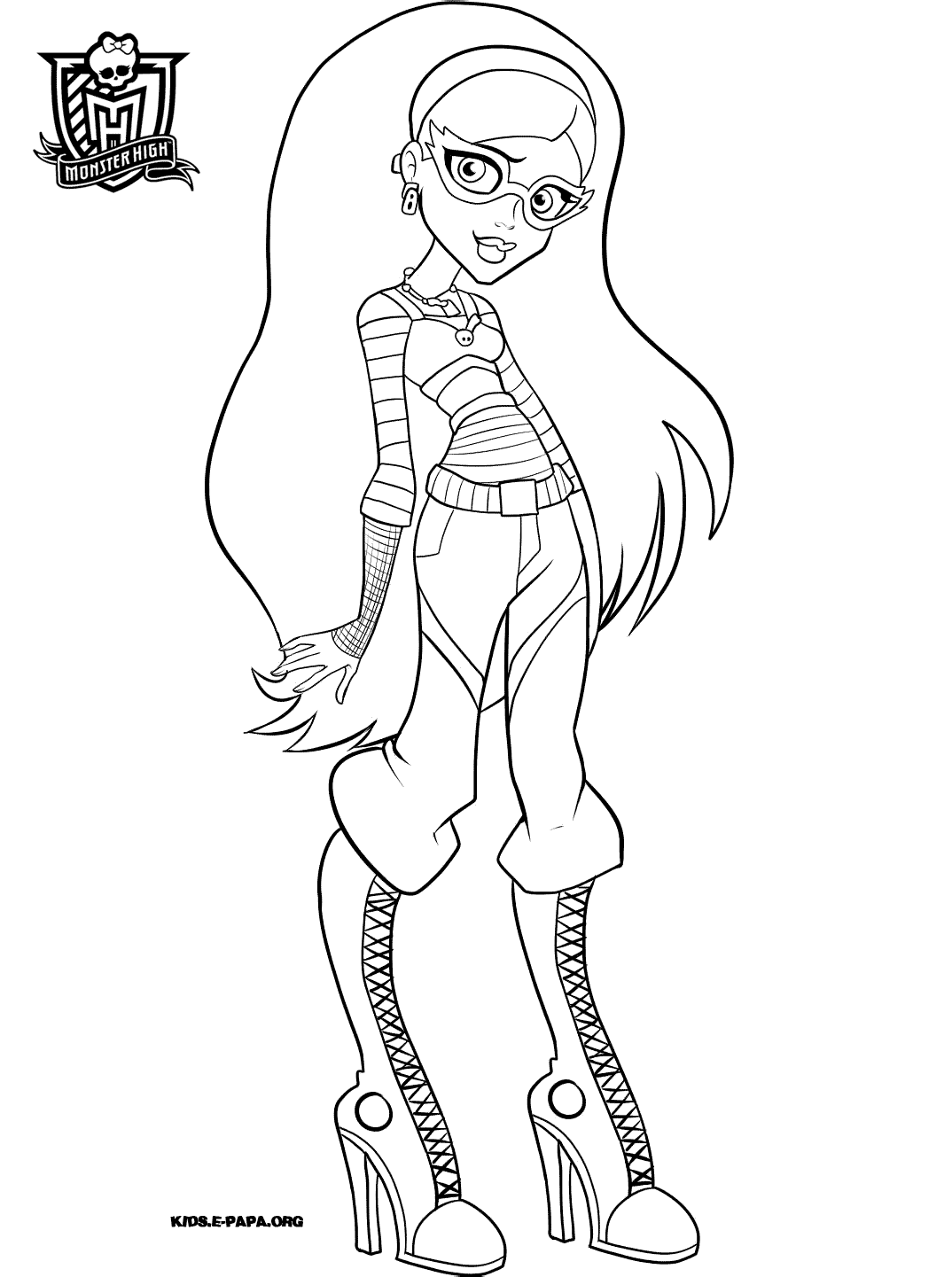 Dibujo para colorear: Monster High (Películas de animación) #24969 - Dibujos para Colorear e Imprimir Gratis