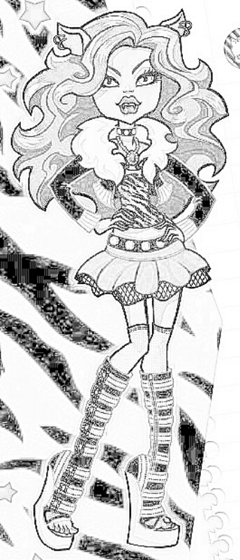 Dibujo para colorear: Monster High (Películas de animación) #24971 - Dibujos para Colorear e Imprimir Gratis