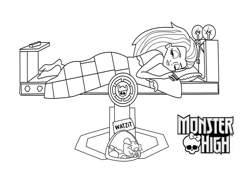 Dibujo para colorear: Monster High (Películas de animación) #24977 - Dibujos para Colorear e Imprimir Gratis