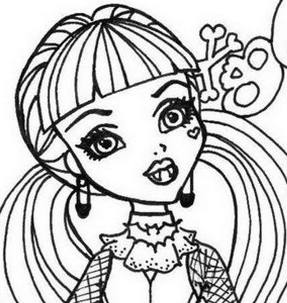 Dibujo para colorear: Monster High (Películas de animación) #25006 - Dibujos para Colorear e Imprimir Gratis