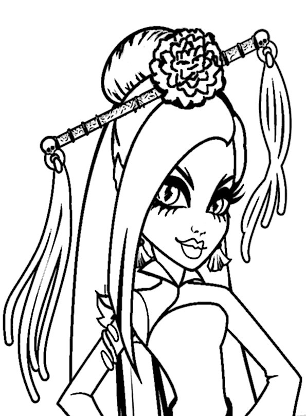 Dibujo para colorear: Monster High (Películas de animación) #25011 - Dibujos para Colorear e Imprimir Gratis