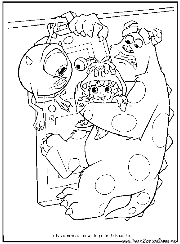 Dibujo para colorear: Monsters Inc. (Películas de animación) #132323 - Dibujos para Colorear e Imprimir Gratis