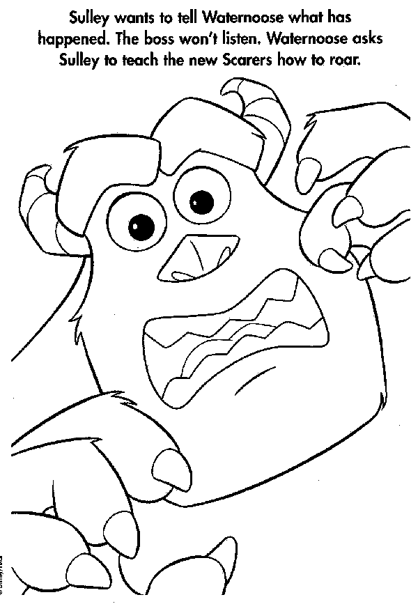 Dibujo para colorear: Monsters Inc. (Películas de animación) #132350 - Dibujos para Colorear e Imprimir Gratis