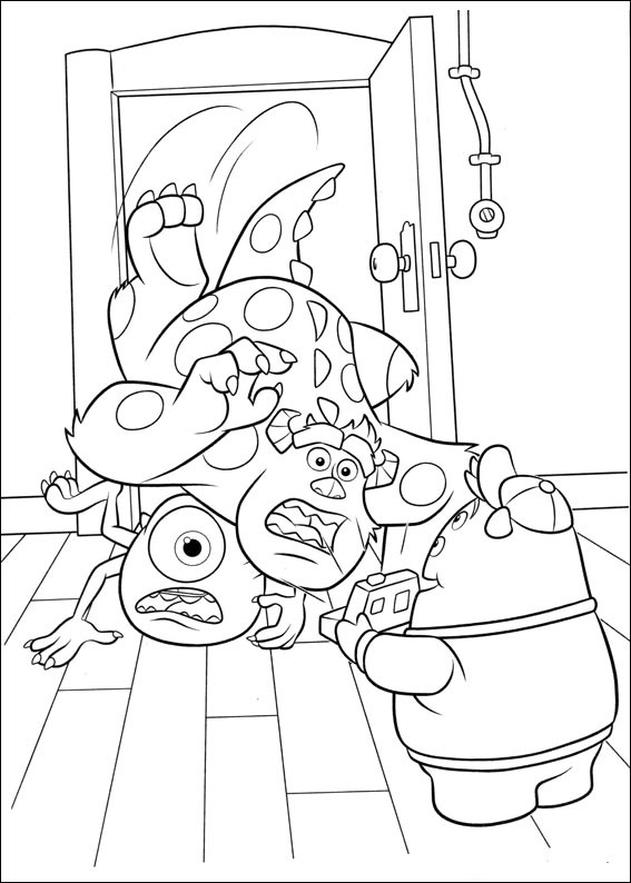 Dibujo para colorear: Monsters Inc. (Películas de animación) #132384 - Dibujos para Colorear e Imprimir Gratis