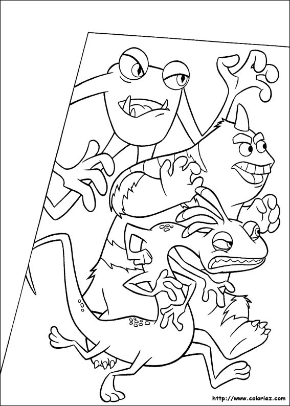 Dibujo para colorear: Monsters Inc. (Películas de animación) #132392 - Dibujos para Colorear e Imprimir Gratis