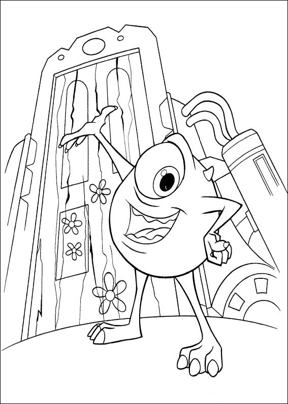 Dibujo para colorear: Monsters Inc. (Películas de animación) #132454 - Dibujos para Colorear e Imprimir Gratis