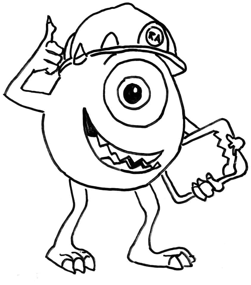 Dibujo gratuito Monsters Inc. #198342 de la coleccion Películas de Animación para imprimir