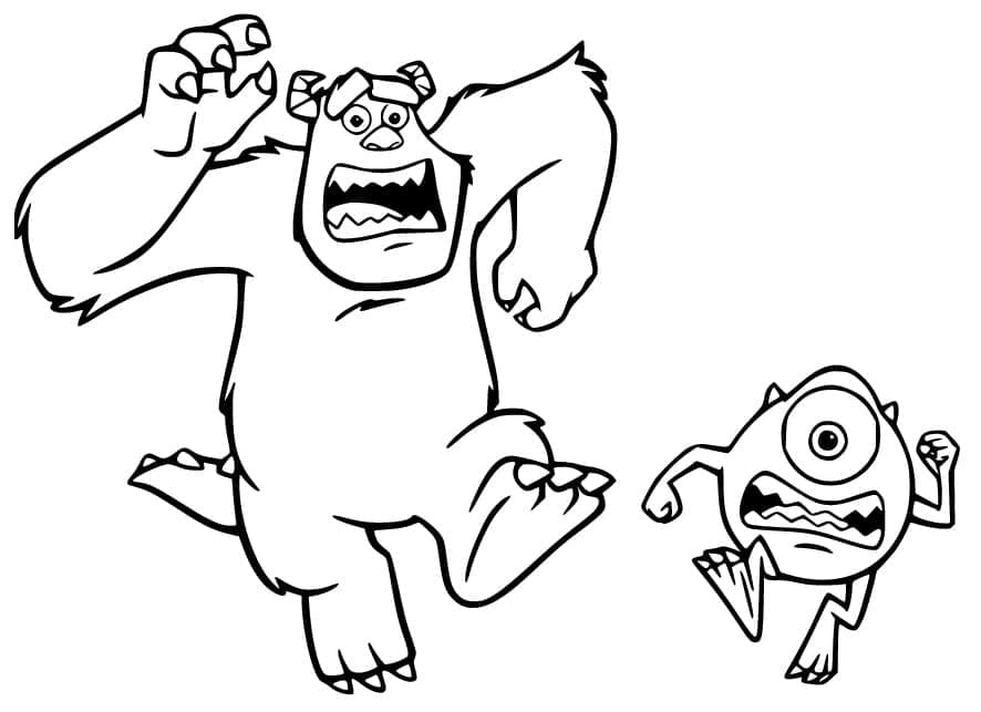 Dibujo gratuito Monsters Inc. #198357 de la coleccion Películas de Animación para imprimir