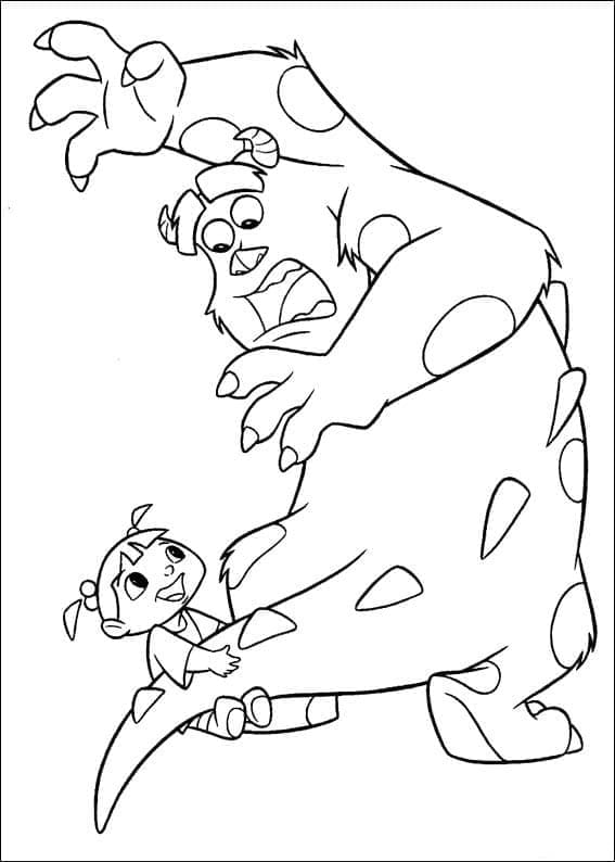 Dibujo gratuito Monsters Inc. #198366 de la coleccion Películas de Animación para imprimir