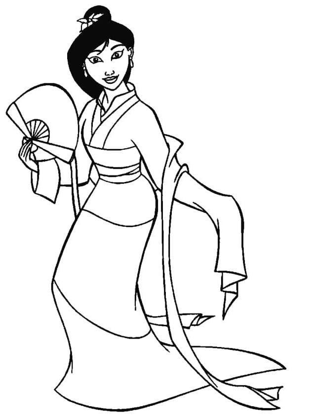 Dibujo gratuito Mulan #182197 de la coleccion Películas de Animación para imprimir Dibujo gratuito Mulan #182197 de la coleccion Películas de Animación para imprimir