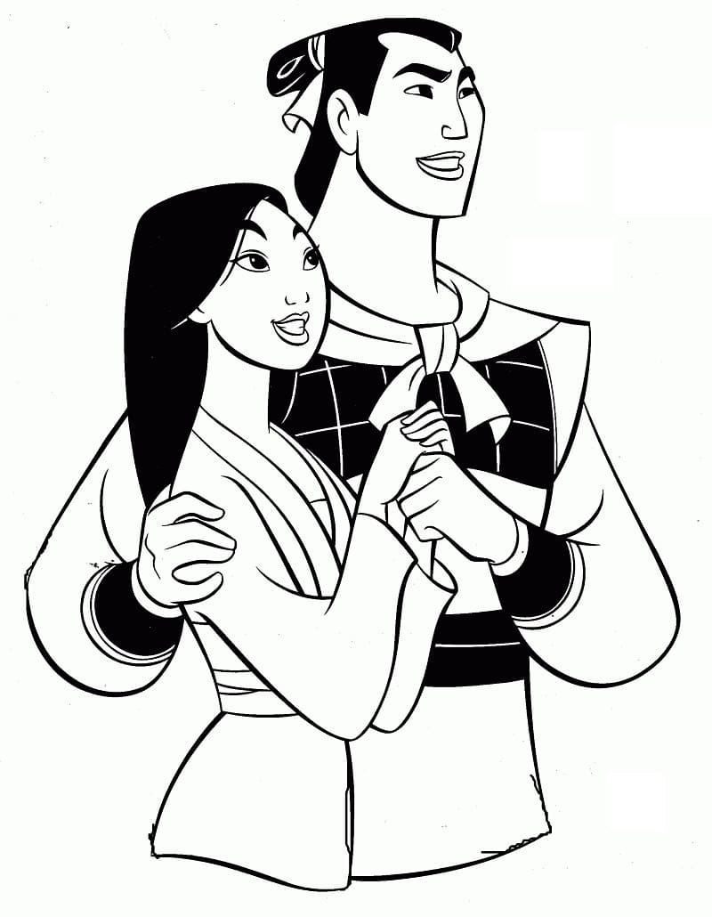 Dibujo gratuito Mulan #182214 de la coleccion Películas de Animación para imprimir