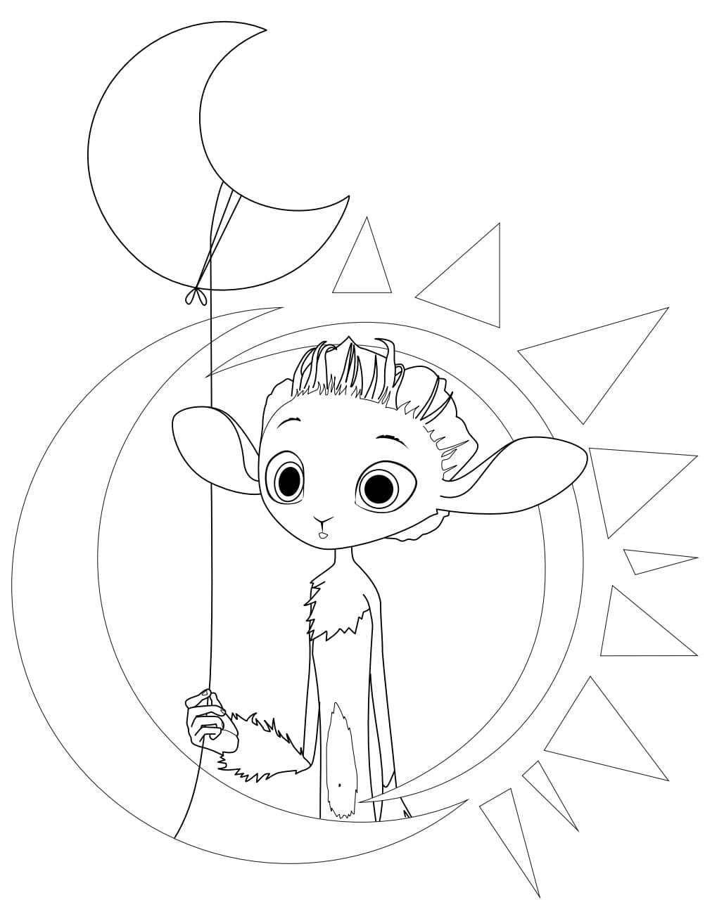 Dibujo gratuito Mune: El Guardián de la Luna #210941 de la coleccion Películas de Animación para imprimir
