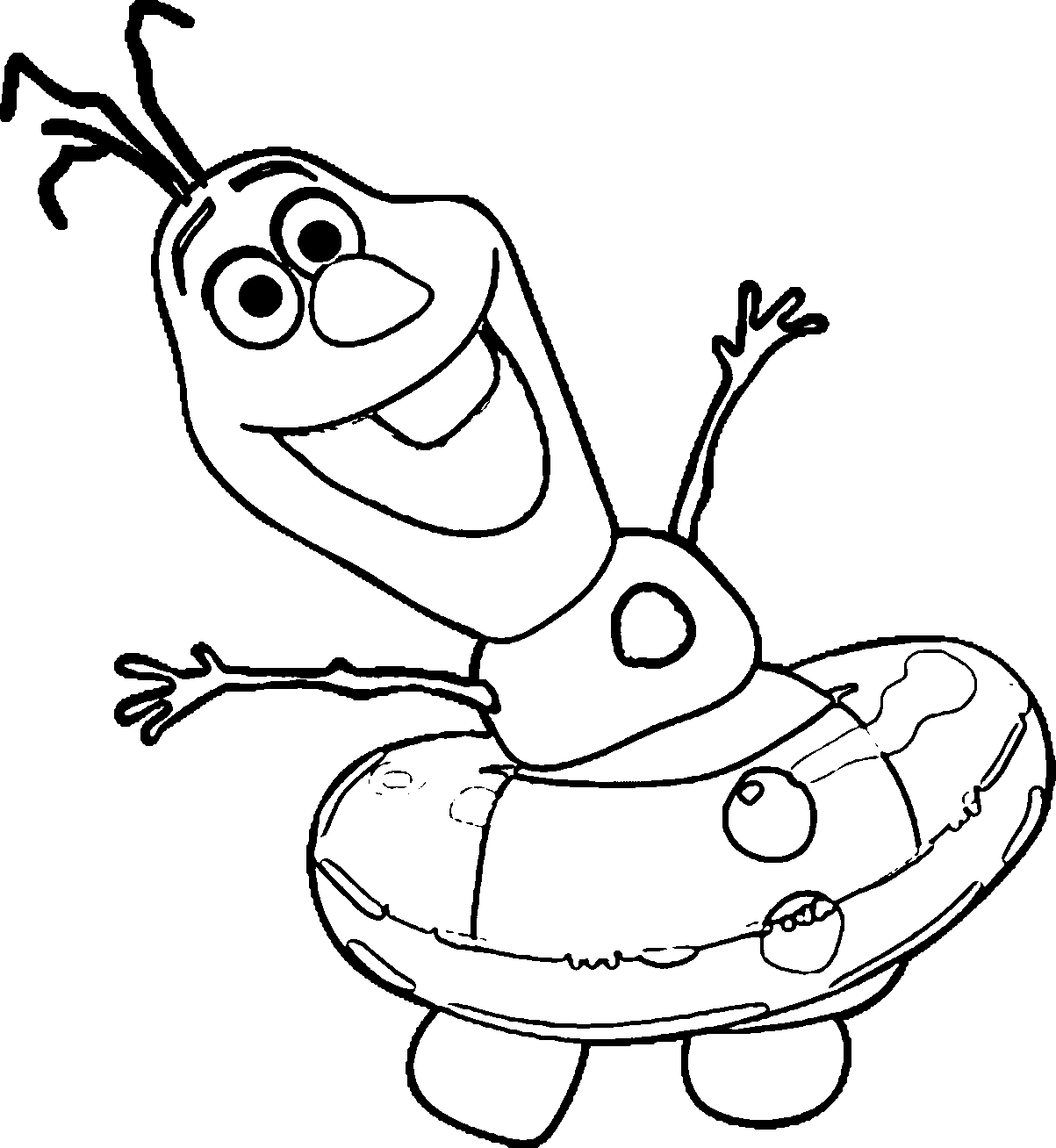 Dibujo para colorear: Olaf (Películas de animación) #170193 - Dibujos para Colorear e Imprimir Gratis