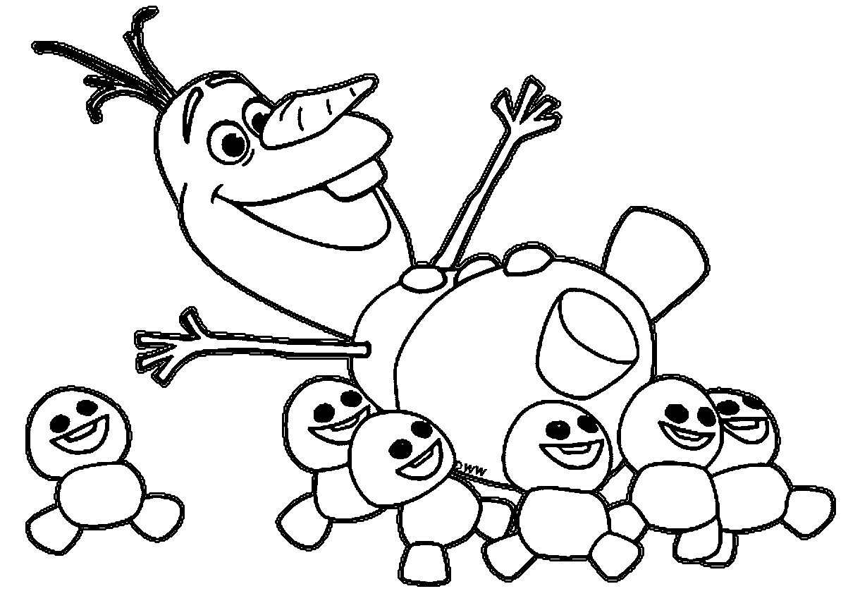 Dibujo para colorear: Olaf (Películas de animación) #170202 - Dibujos para Colorear e Imprimir Gratis