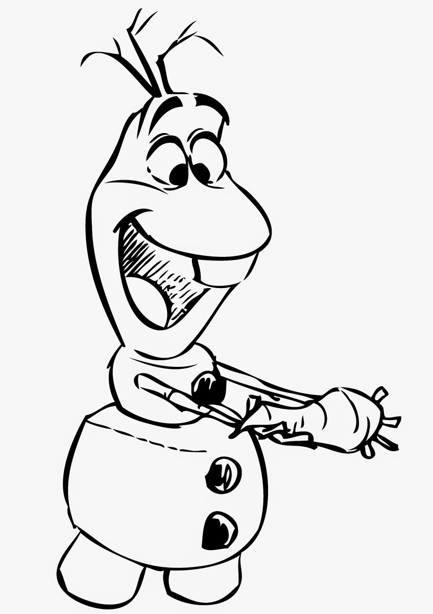 Dibujo para colorear: Olaf (Películas de animación) #170205 - Dibujos para Colorear e Imprimir Gratis