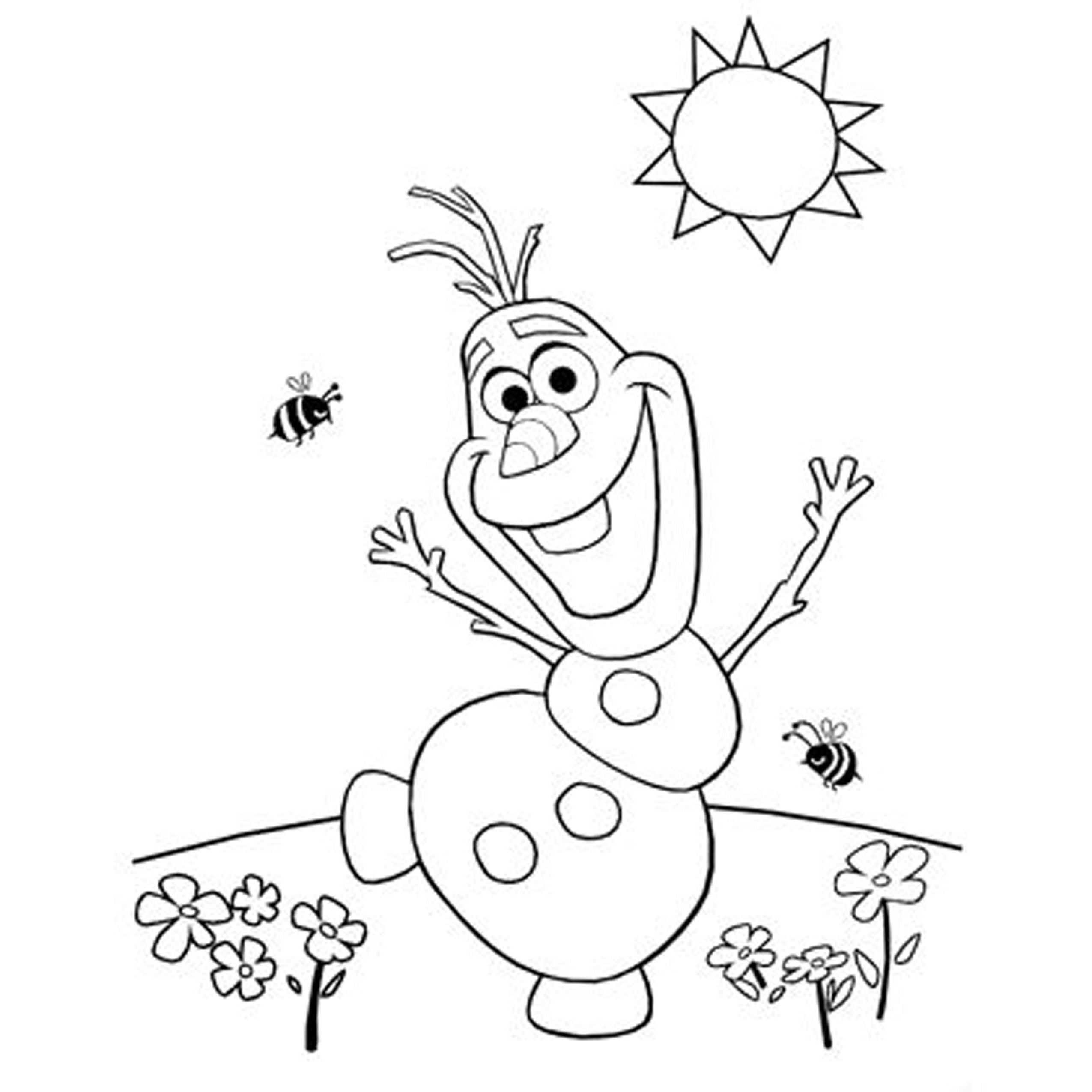 Dibujo para colorear: Olaf (Películas de animación) #170206 - Dibujos para Colorear e Imprimir Gratis