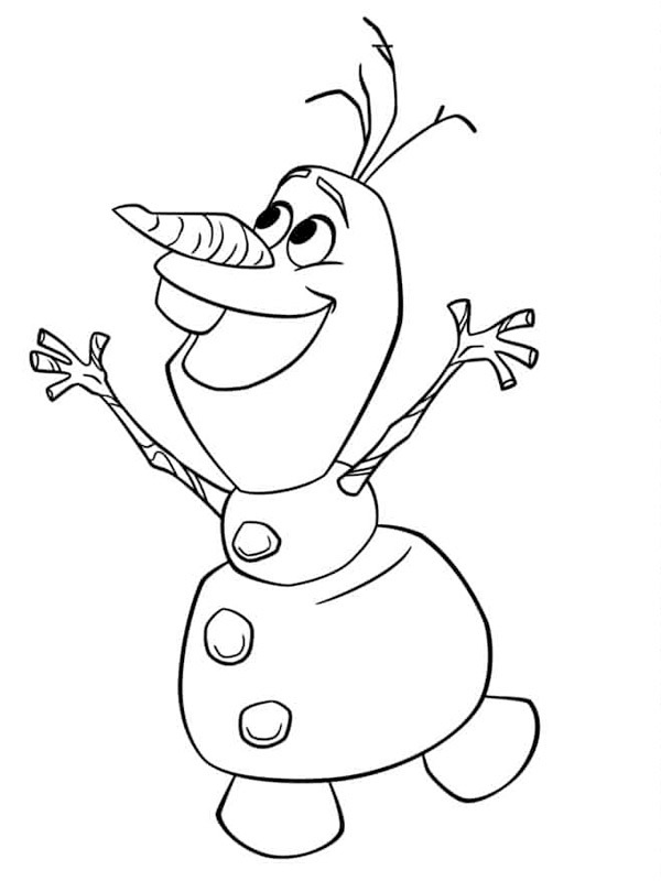 Dibujo para colorear: Olaf (Películas de animación) #170208 - Dibujos para Colorear e Imprimir Gratis