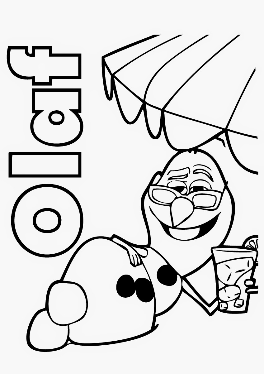 Dibujo para colorear: Olaf (Películas de animación) #170209 - Dibujos para Colorear e Imprimir Gratis