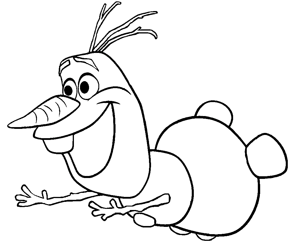 Dibujo para colorear: Olaf (Películas de animación) #170213 - Dibujos para Colorear e Imprimir Gratis