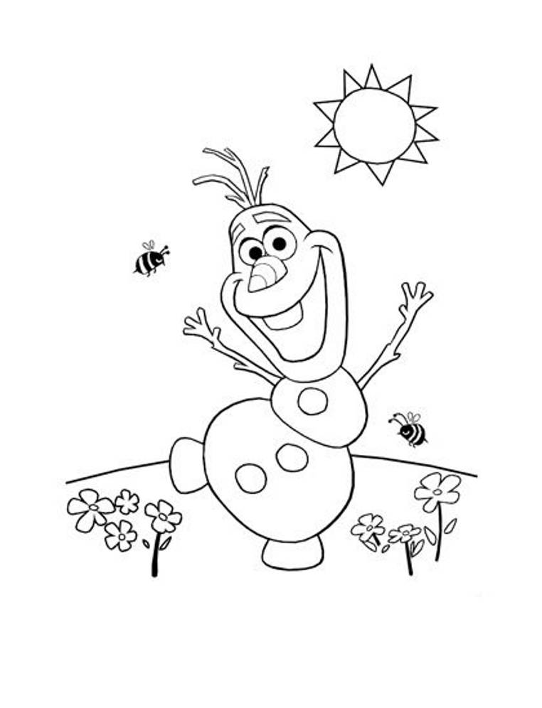 Dibujo para colorear: Olaf (Películas de animación) #170214 - Dibujos para Colorear e Imprimir Gratis