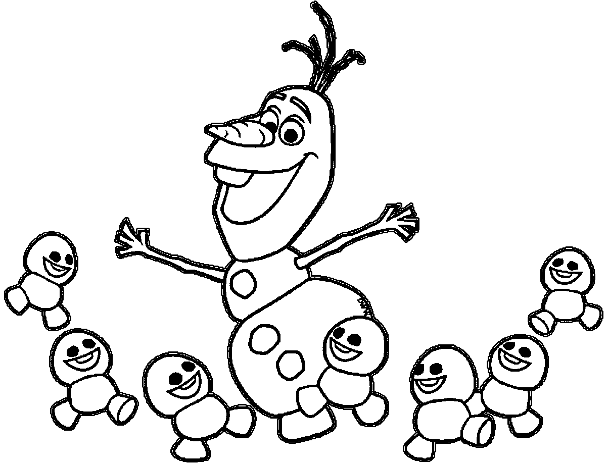 Dibujo para colorear: Olaf (Películas de animación) #170224 - Dibujos para Colorear e Imprimir Gratis