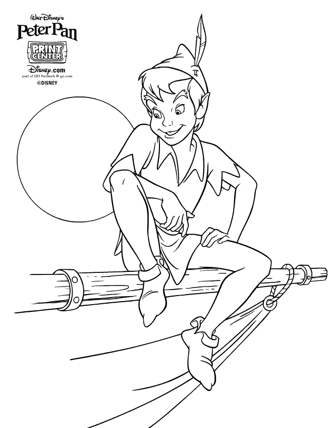 Dibujo para colorear: Peter Pan (Películas de animación) #128832 - Dibujos para Colorear e Imprimir Gratis