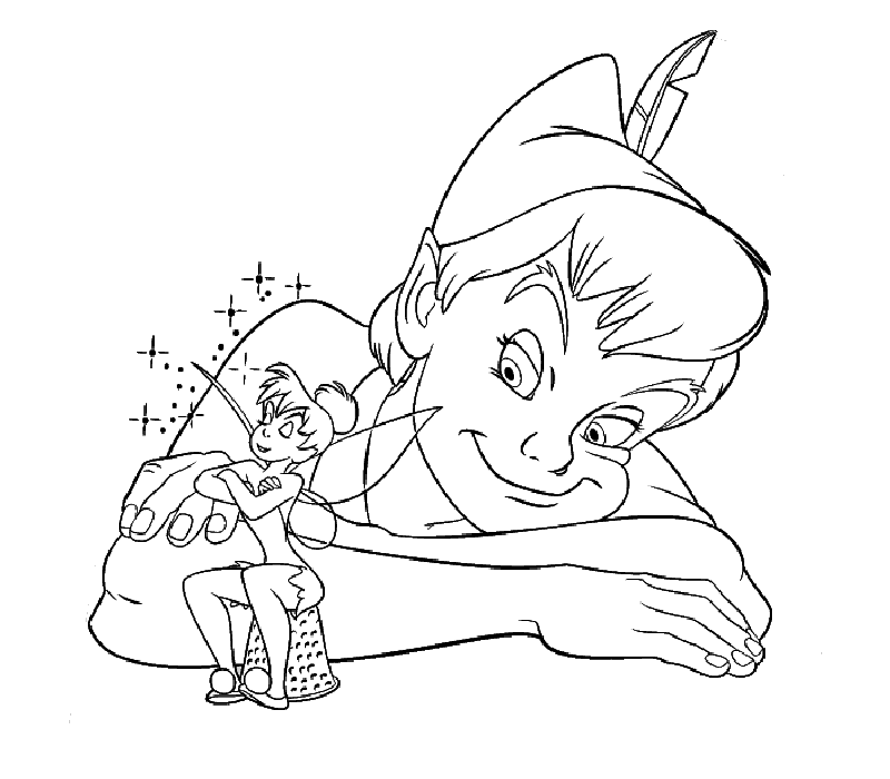 Dibujo para colorear: Peter Pan (Películas de animación) #128833 - Dibujos para Colorear e Imprimir Gratis