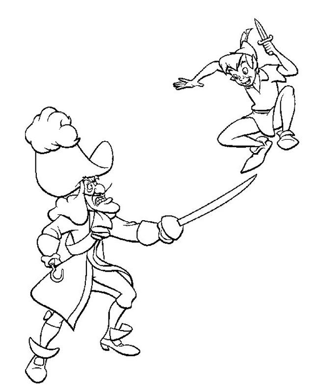 Dibujo para colorear: Peter Pan (Películas de animación) #128844 - Dibujos para Colorear e Imprimir Gratis