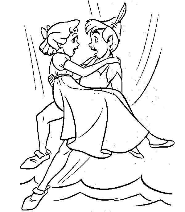 Dibujo para colorear: Peter Pan (Películas de animación) #128855 - Dibujos para Colorear e Imprimir Gratis