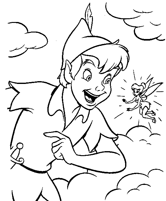 Dibujo para colorear: Peter Pan (Películas de animación) #128861 - Dibujos para Colorear e Imprimir Gratis