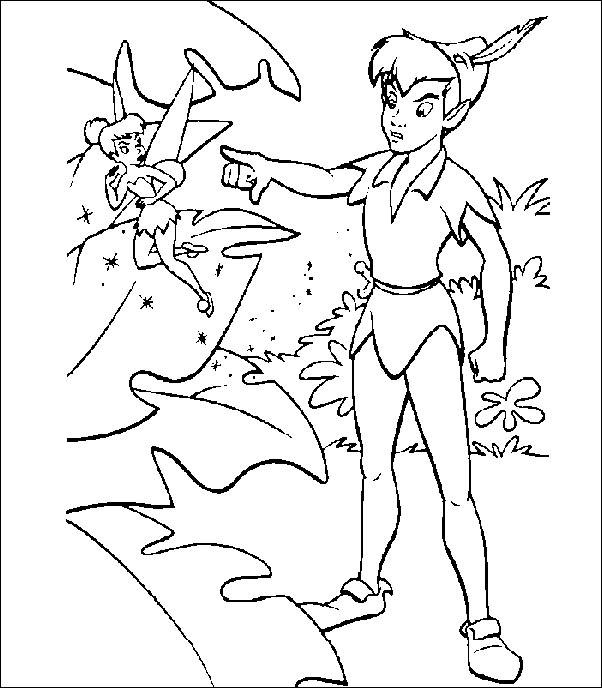 Dibujo para colorear: Peter Pan (Películas de animación) #128865 - Dibujos para Colorear e Imprimir Gratis