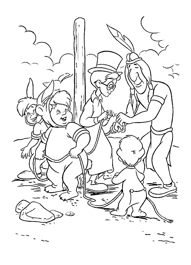 Dibujo para colorear: Peter Pan (Películas de animación) #128867 - Dibujos para Colorear e Imprimir Gratis