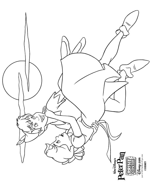 Dibujo para colorear: Peter Pan (Películas de animación) #128877 - Dibujos para Colorear e Imprimir Gratis