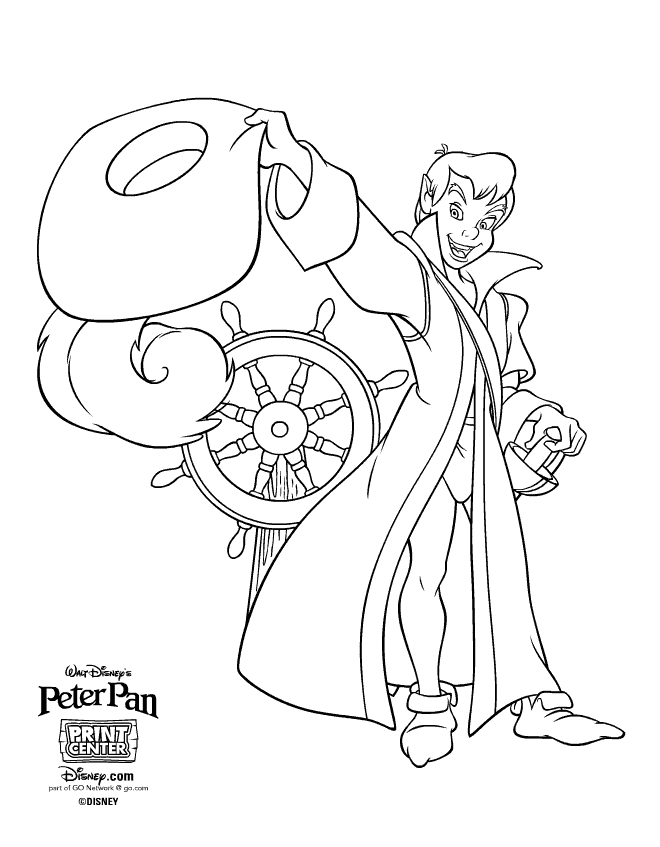 Dibujo para colorear: Peter Pan (Películas de animación) #128878 - Dibujos para Colorear e Imprimir Gratis