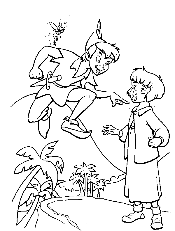 Dibujo para colorear: Peter Pan (Películas de animación) #128917 - Dibujos para Colorear e Imprimir Gratis