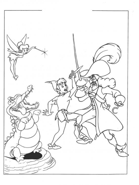 Dibujo para colorear: Peter Pan (Películas de animación) #128933 - Dibujos para Colorear e Imprimir Gratis