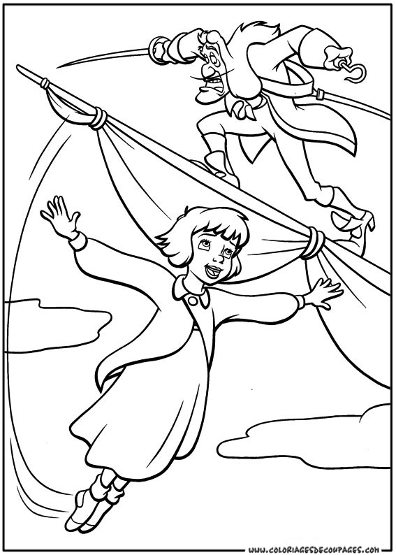 Dibujo para colorear: Peter Pan (Películas de animación) #128942 - Dibujos para Colorear e Imprimir Gratis