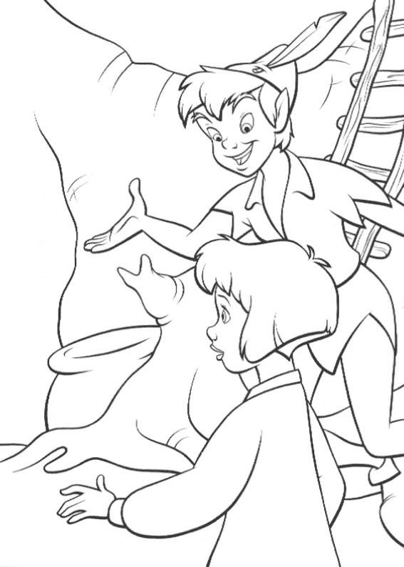 Dibujo para colorear: Peter Pan (Películas de animación) #129056 - Dibujos para Colorear e Imprimir Gratis