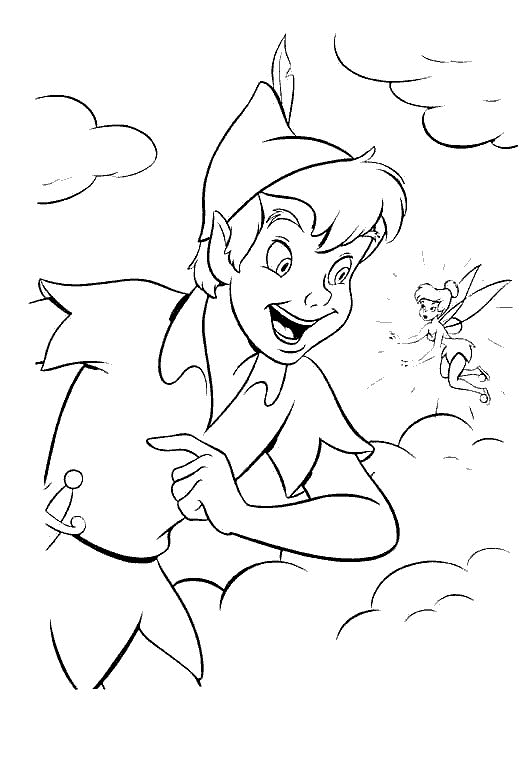 Dibujo para colorear: Peter Pan (Películas de animación) #129059 - Dibujos para Colorear e Imprimir Gratis