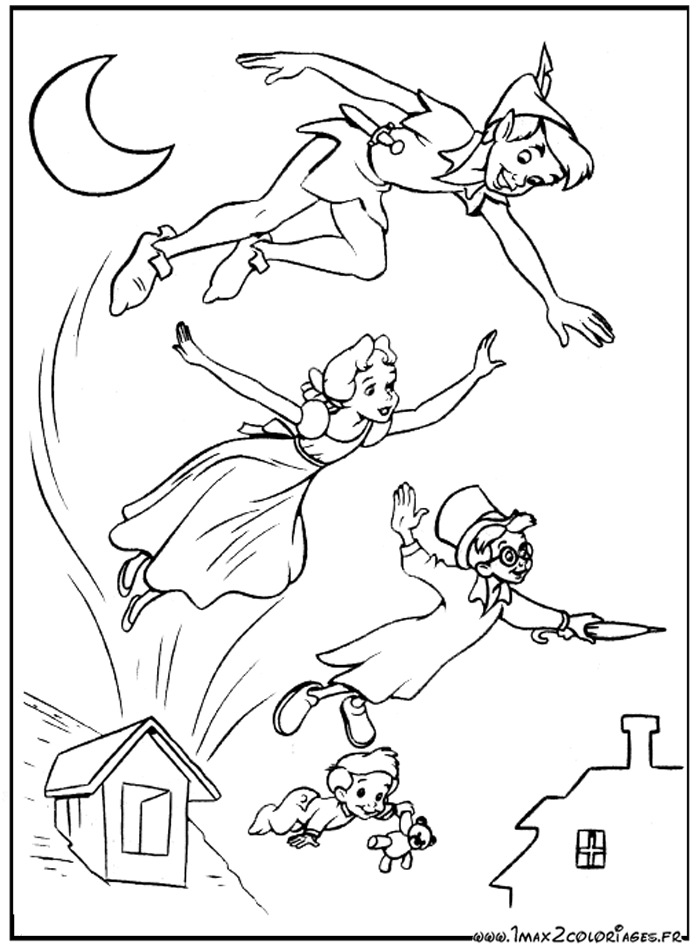 Dibujo para colorear: Peter Pan (Películas de animación) #129064 - Dibujos para Colorear e Imprimir Gratis