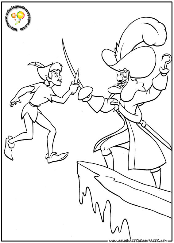Dibujo para colorear: Peter Pan (Películas de animación) #129081 - Dibujos para Colorear e Imprimir Gratis