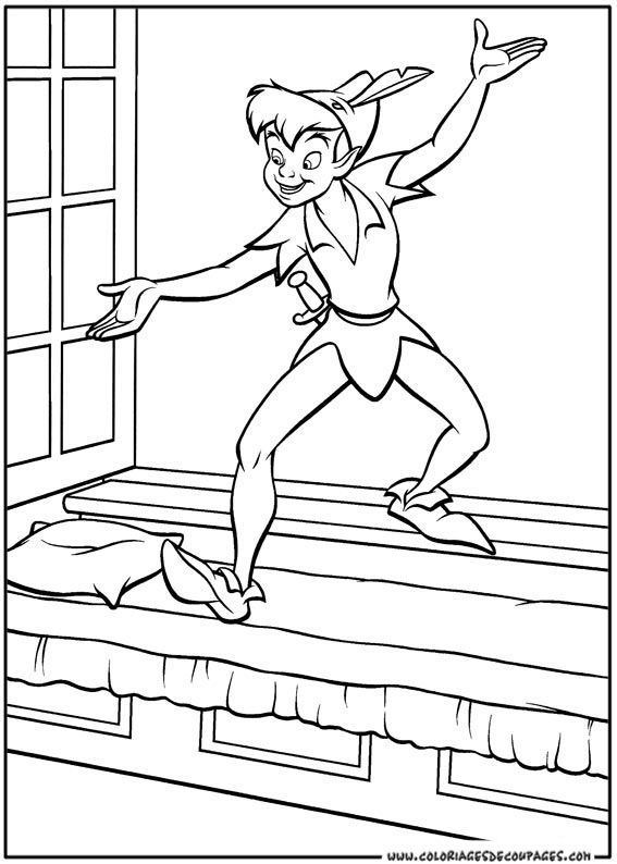 Dibujo para colorear: Peter Pan (Películas de animación) #129083 - Dibujos para Colorear e Imprimir Gratis