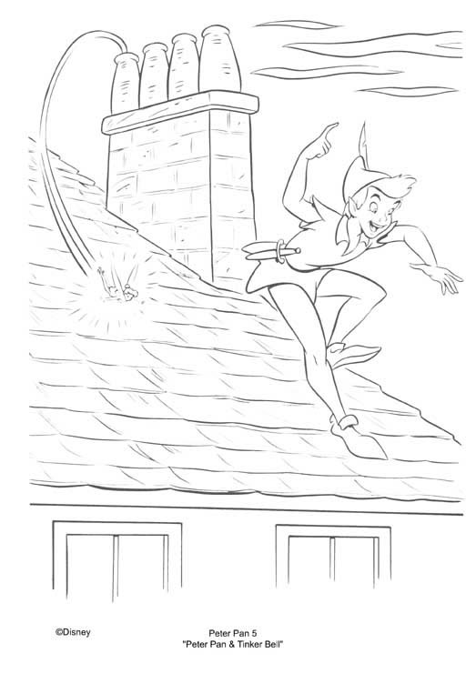 Dibujo para colorear: Peter Pan (Películas de animación) #129108 - Dibujos para Colorear e Imprimir Gratis