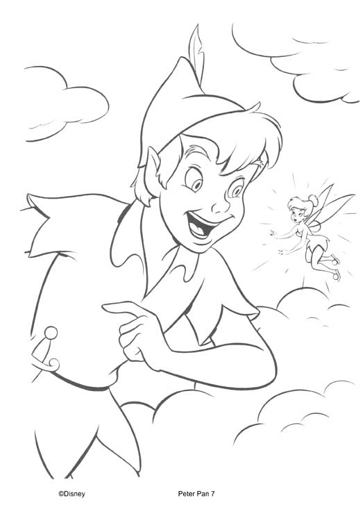 Dibujo para colorear: Peter Pan (Películas de animación) #129113 - Dibujos para Colorear e Imprimir Gratis