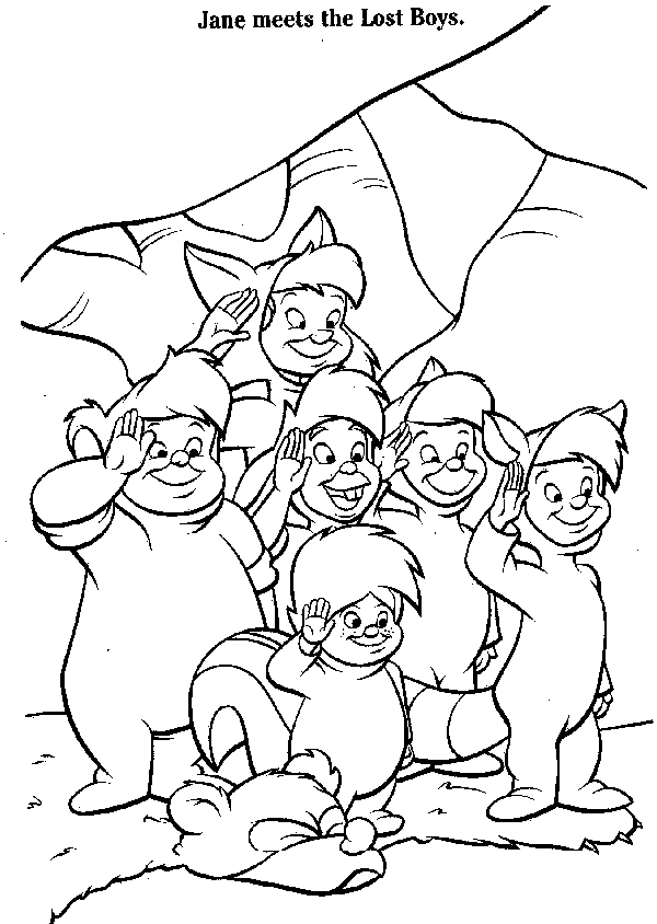 Dibujo para colorear: Peter Pan (Películas de animación) #129126 - Dibujos para Colorear e Imprimir Gratis