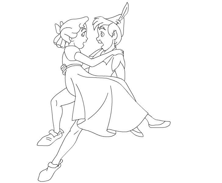 Dibujo para colorear: Peter Pan (Películas de animación) #129133 - Dibujos para Colorear e Imprimir Gratis