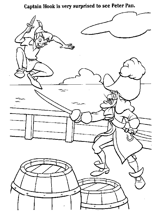 Dibujo para colorear: Peter Pan (Películas de animación) #129134 - Dibujos para Colorear e Imprimir Gratis