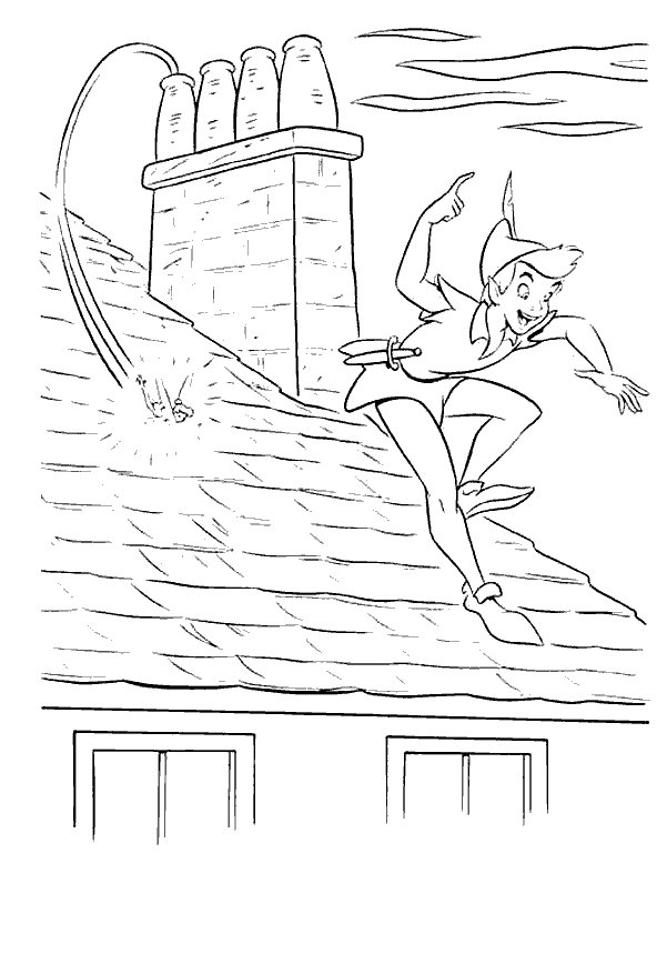 Dibujo para colorear: Peter Pan (Películas de animación) #129150 - Dibujos para Colorear e Imprimir Gratis