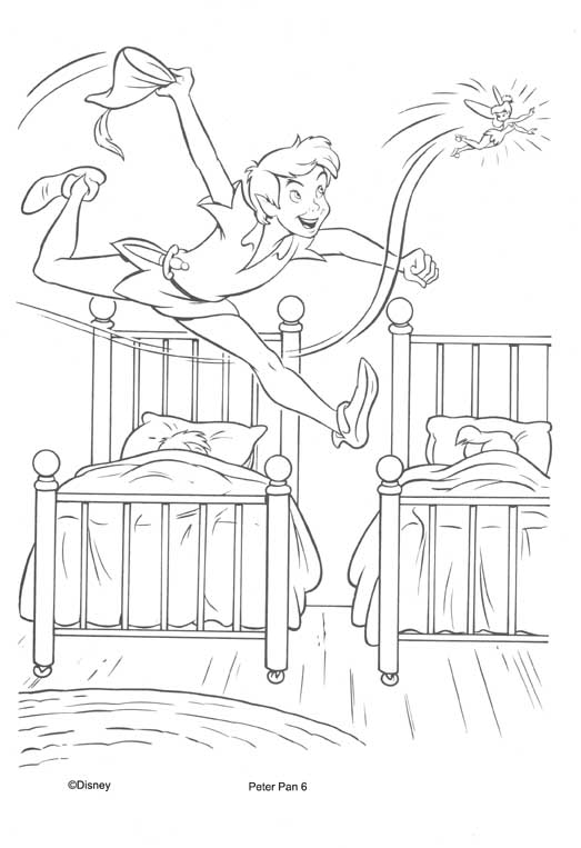 Dibujo para colorear: Peter Pan (Películas de animación) #129153 - Dibujos para Colorear e Imprimir Gratis