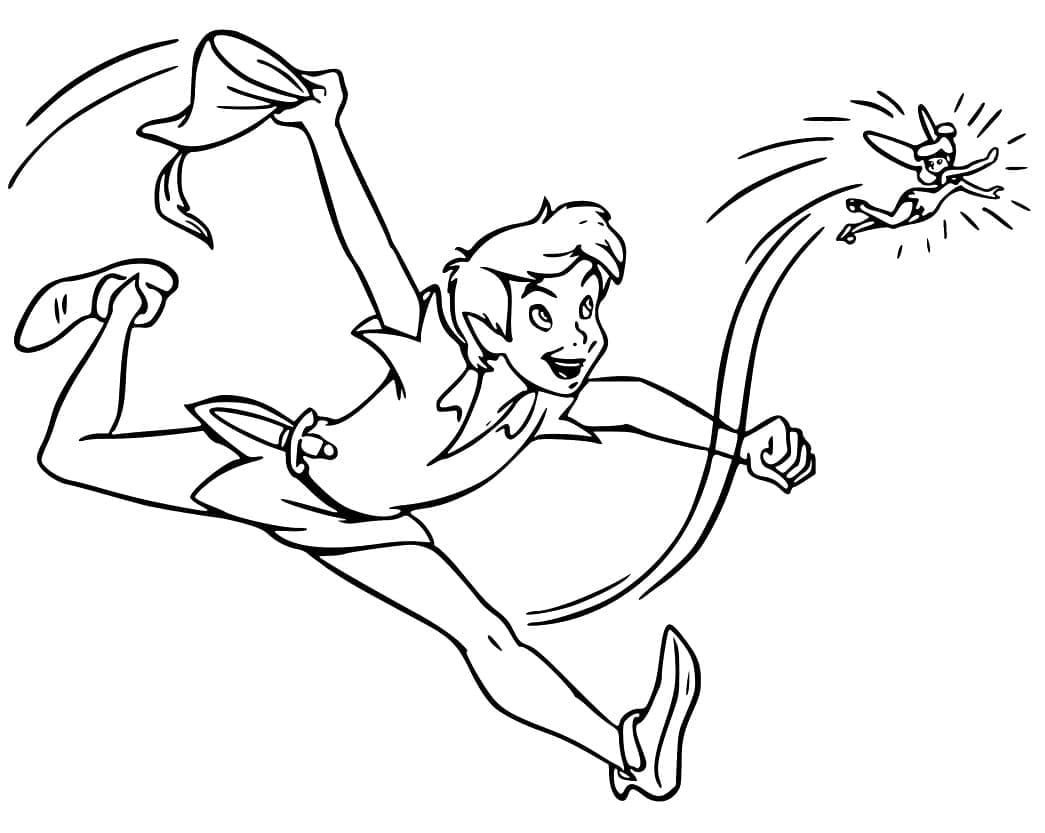 Dibujo gratuito Peter Pan #186471 de la coleccion Películas de Animación para imprimir